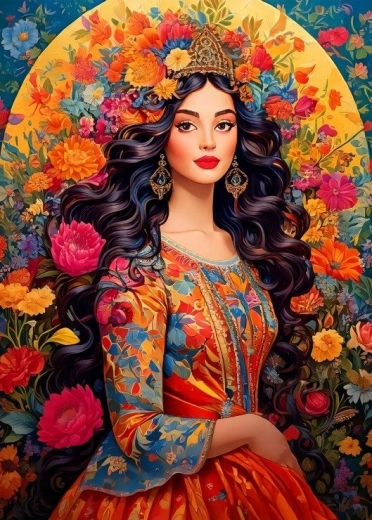 Puzzle Kwiatowa Muza 500 elementów BLUEBIRD