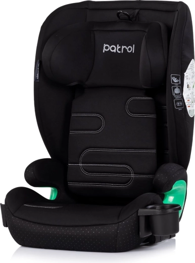 Fotelik samochodowy Chipolino Patrol i-Size 100–150 cm ISOFIX noir
