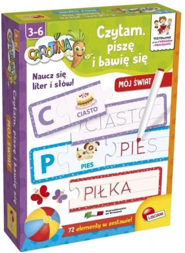 Carotina Uczę się czytać i pisać – Mój świat