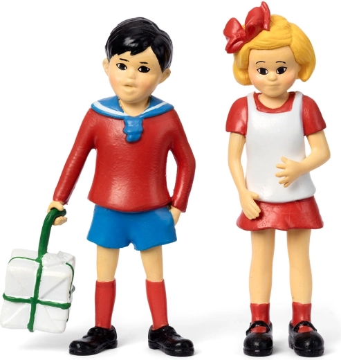 Pippi Pończoszanka – figurki Tommy i Annika (zestaw dla dzieci)