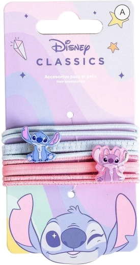 Zestaw gumek do włosów Disney Lilo & Stitch (Stitch) – 8 szt.