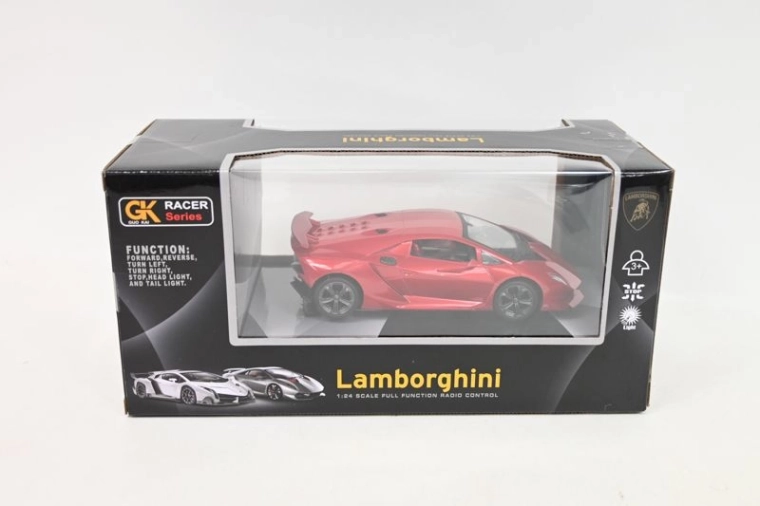 Auto RC Lamborghini Sesto Elemento czerwone 18 cm