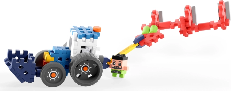 Zbuduj realistyczny traktor z pługiem