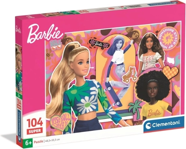 Puzzle Clementoni Super Barbie 104 elementy