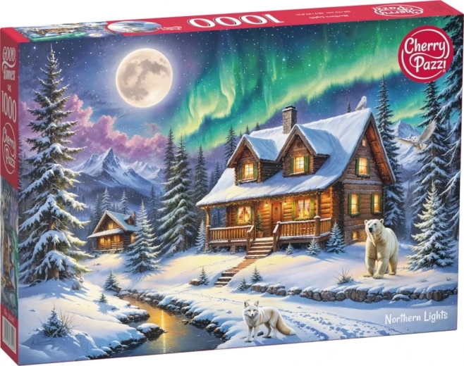 Cherry Pazzi puzzle Północna zorza polarna 1000 elementów