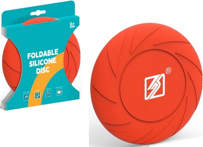 Silikonowy latający dysk frisbee