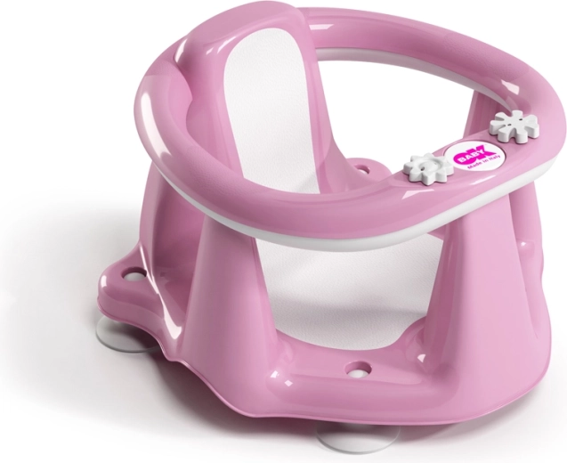 Ok Baby antypoślizgowe siedzisko do wanny Flipper Evolution pink (6–15 miesięcy)