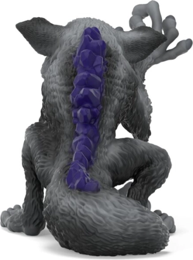 Fioletowe kolce grzbietowe i mroczny wygląd