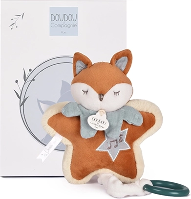 Doudou zestaw prezentowy – pluszowy lisek Timo z pozytywką 16 cm