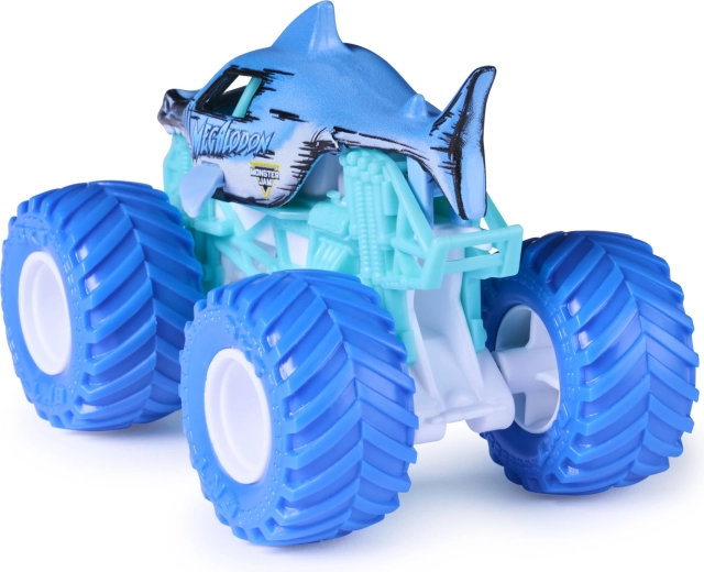 Metalowa karoseria z motywem Megalodon