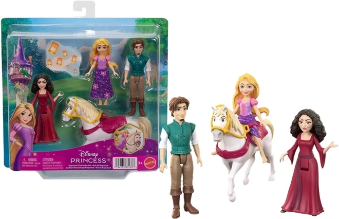 Disney Princess zestaw 4 mini laleczek Zaplątani