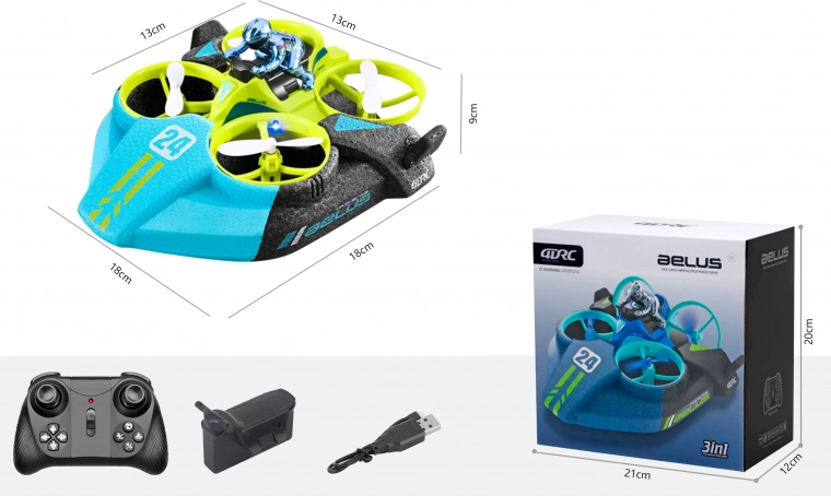 Dron Aelus 3w1 zdalnie sterowany bez kamery