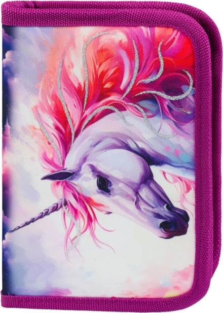 Piórnik szkolny BAAGL Królestwo Jednorożca, jednoprzegrodowy