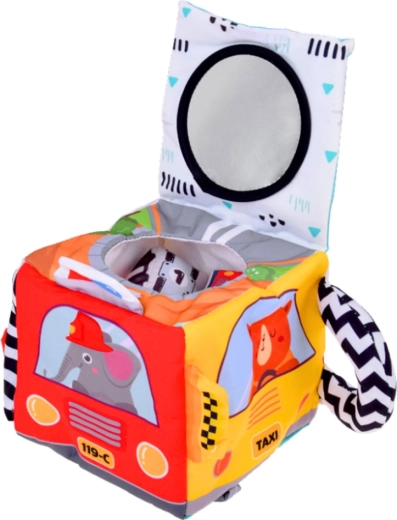 Lusterko i szeleszczące elementy do sensorycznego odkrywania