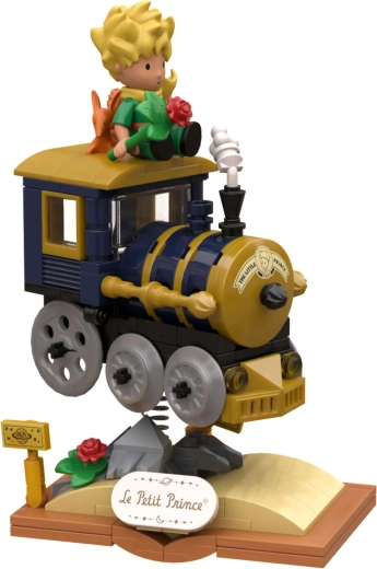 Ikoniczny pociąg na książkowej podstawce