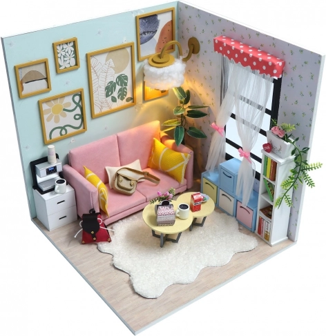 Miniaturowy domek – salon Słoneczny Promień (2KIDS TOYS)