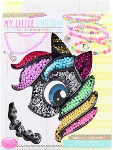 Koraliki plastikowe jednorożec