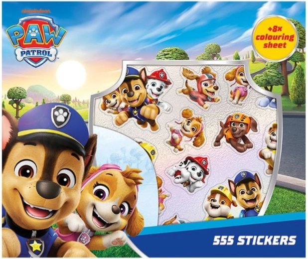555 naklejek Psi Patrol