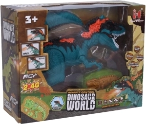 Dinozaur zdalnie sterowany z efektami 30 cm