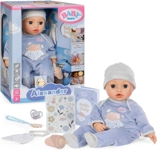 Interaktywna lalka BABY born Alexander 43 cm