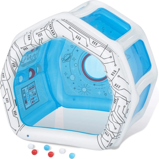 Nadmuchiwany plac zabaw dla dzieci Stacja kosmiczna