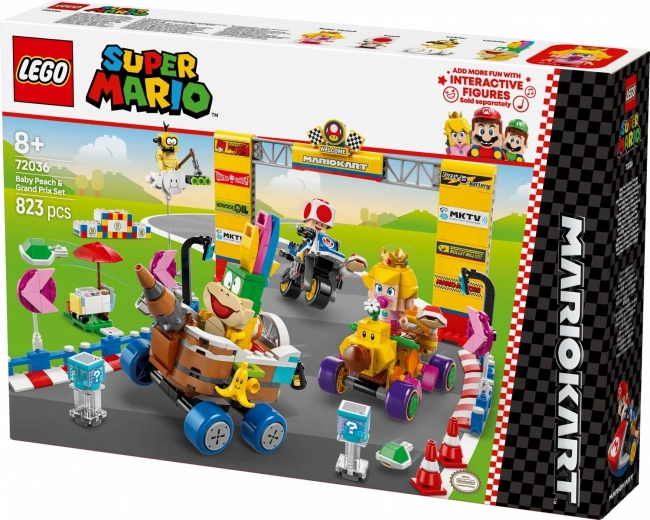 LEGO Super Mario Baby Peach i zestaw Grand Prix