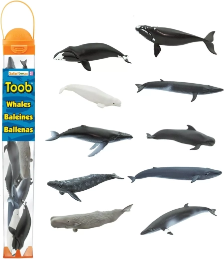 Safari Ltd. Toobs tuba wieloryby (10 figurek)