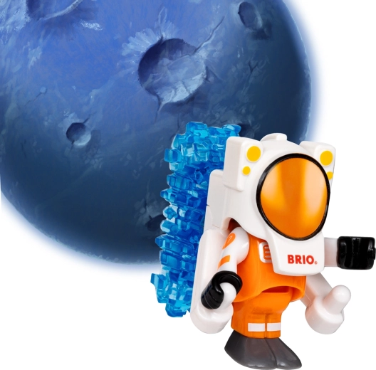 Astronauta z magnetycznym skafandrem