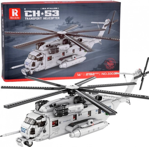 Techniczne klocki – śmigłowiec transportowy CH-53, 2192 elementy