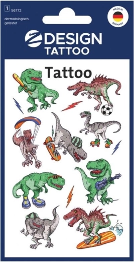 Dziecięce tatuaże Dinozaury