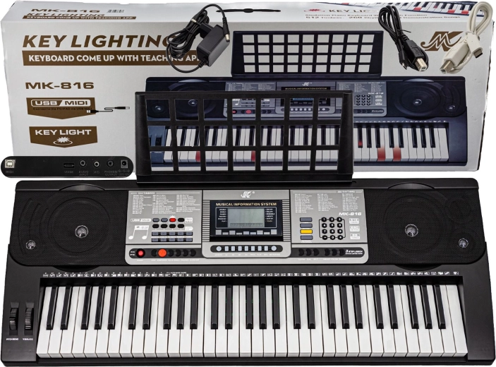 Keyboard – organy z 61 podświetlanymi klawiszami i funkcją nauki