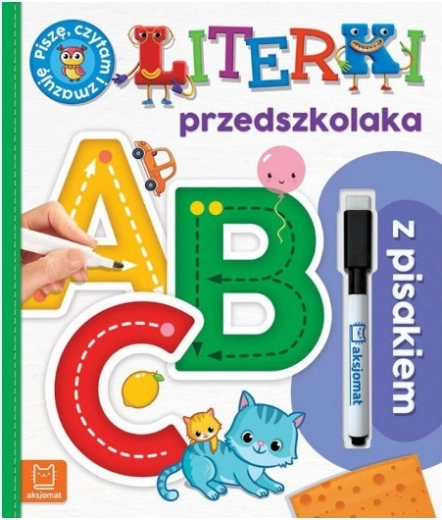 ABC – literki dla przedszkolaków ze ścieralnym flamastrem