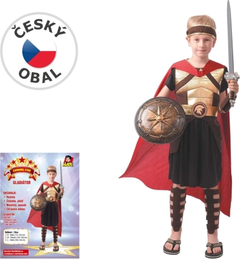 Dziecięcy kostium karnawałowy gladiatora 110–120 cm