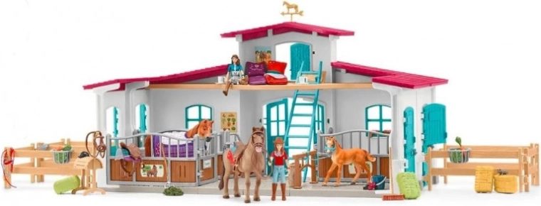 Schleich Horse Club stajnia z akcesoriami nad jeziorem