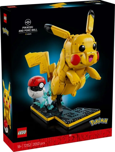 LEGO Pokémon Pikachu i Poké Ball (2050 elementów)
