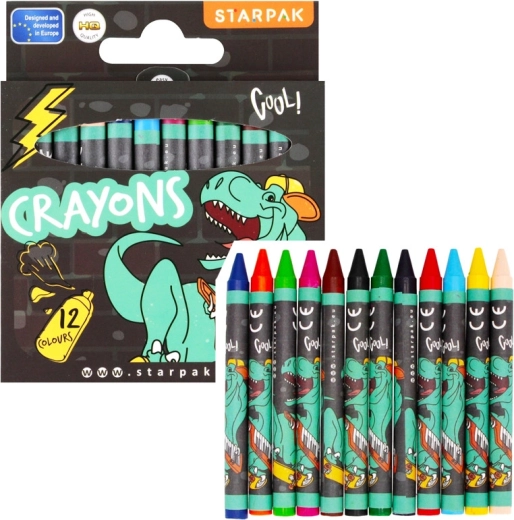 Kredki woskowe Crayons 12 szt.