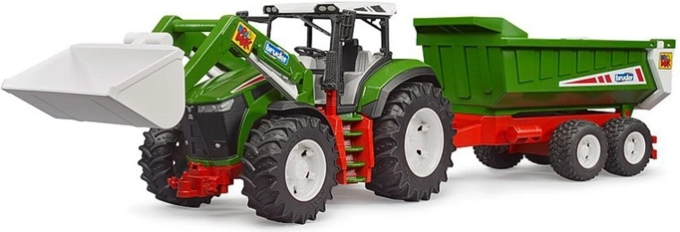 BRUDER ROADMAX traktor z ładowaczem czołowym i wywrotką