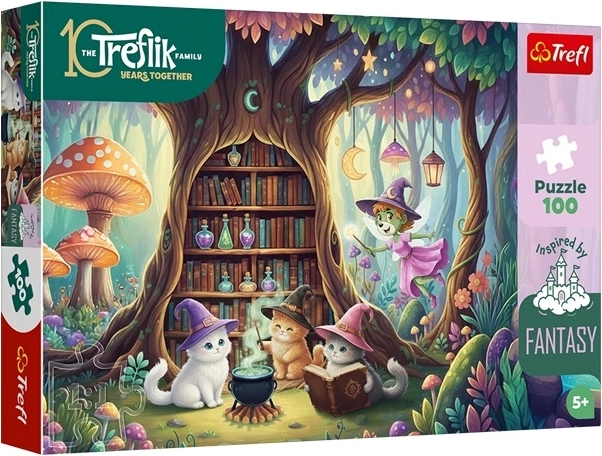 Puzzle 100 elementów Inspired By Fantasy – magiczne kocięta