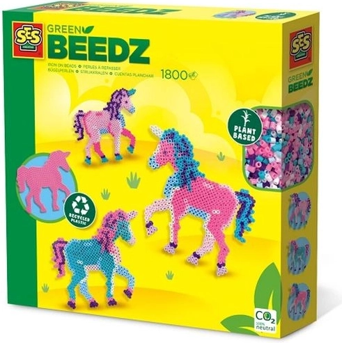 SES Creative Green Beedz koraliki do prasowania – jednorożec