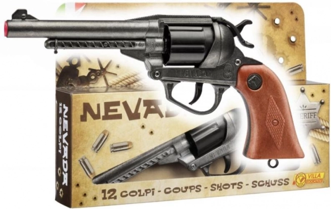 Pistolet kapiszonowy Nevada kowbojski 12 strzałów