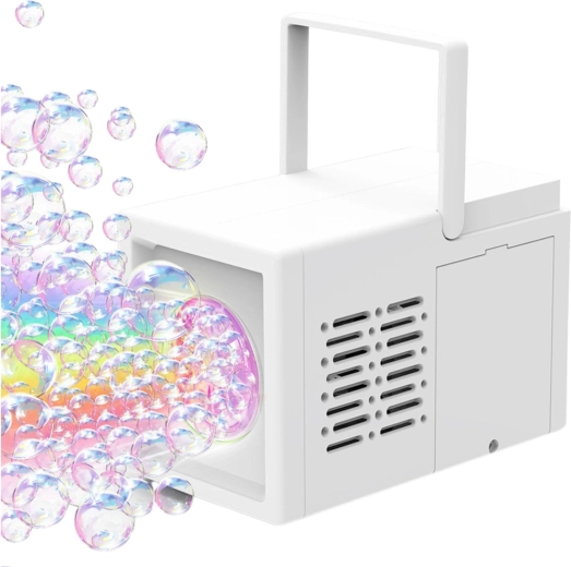 Silny strumień baniek dzięki 10 otworom