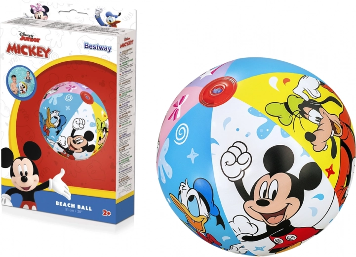 Nadmuchiwana piłka plażowa DISNEY MICKEY & FRIENDS 51 cm
