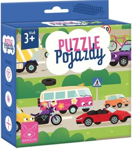 Puzzle pojazdy 30 elementów