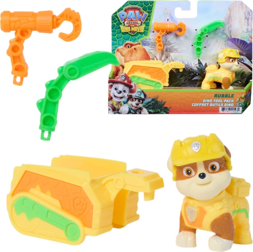 Spin Master Psi Patrol: Film Dino – figurka Rubble z przyczepką i narzędziami