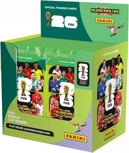 Karty kolekcjonerskie Panini FIFA World Cup 2026 – display 50 saszetek