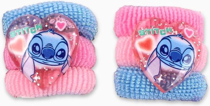 Elastyczne gumki z ozdobnym serduszkiem STITCH