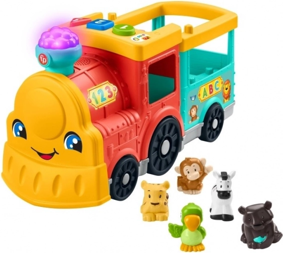 Fisher-Price Little People edukacyjny pociąg ze zwierzątkami