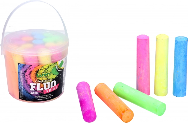 Fluorescencyjne kredy chodnikowe 20 szt.