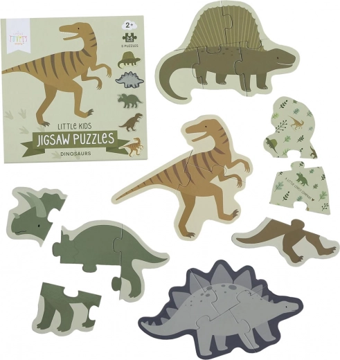 A Little Lovely Company - puzzle z motywem dinozaurów