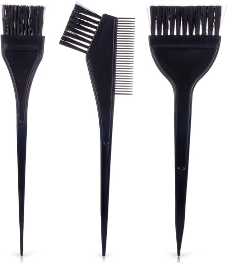 Trzy pędzle do precyzyjnej aplikacji